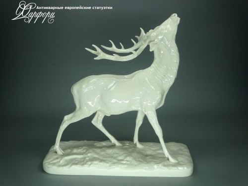 Купить фарфоровые статуэтки Nymphenburg, Олень, Германия