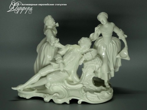 Купить фарфоровую статуэтку Nymphenburg Проказницы