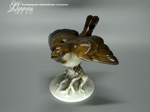 Купить фарфоровые статуэтки Rosenthal, Воробей, Германия