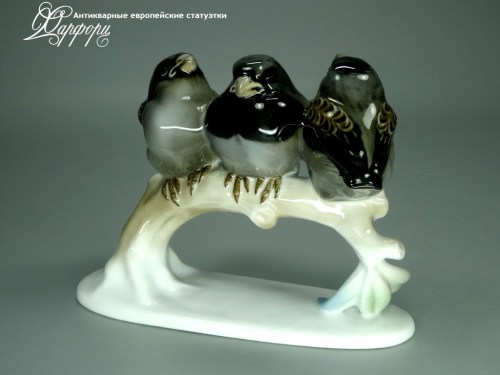 Купить фарфоровые статуэтки Rosenthal, Воробьи, Германия