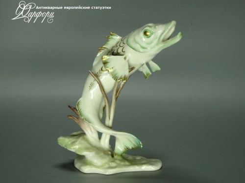 Купить фарфоровые статуэтки Hutschenreuther, Щука, Германия