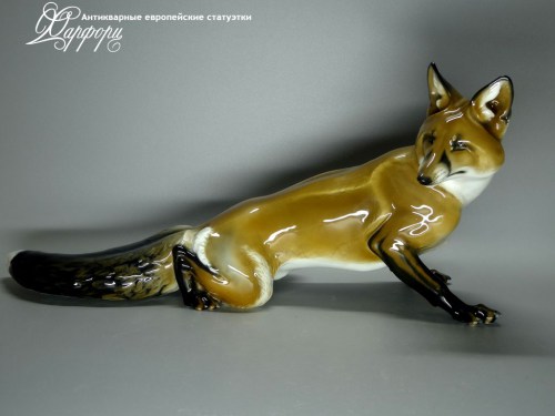 Купить фарфоровые статуэтки Rosenthal, Лиса, Германия