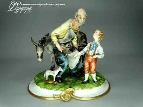 Купить фарфоровую статуэтку Capodimonte Кузнец