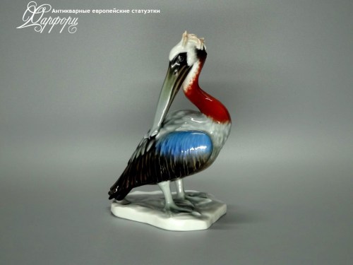 Купить фарфоровые статуэтки Rosenthal, Пеликан, Германия