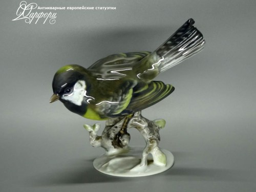 Купить фарфоровые статуэтки Rosenthal, Синица, Германия