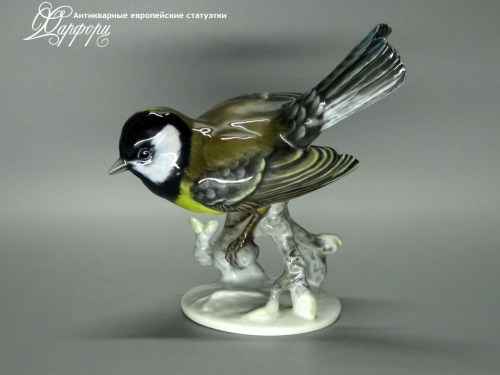 Купить фарфоровые статуэтки Rosenthal, Синица, Германия
