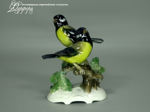 Купить фарфоровые статуэтки Rosenthal, Синички, Германия