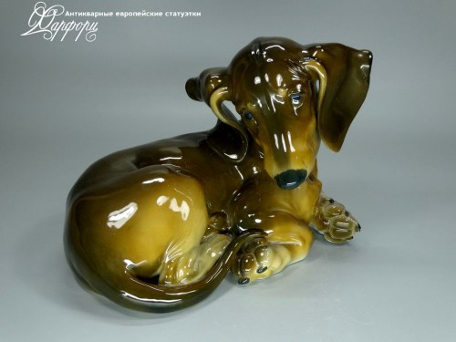 Купить фарфоровые статуэтки Rosenthal, Такса, Германия