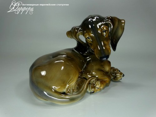 Купить фарфоровые статуэтки Rosenthal, Такса, Германия