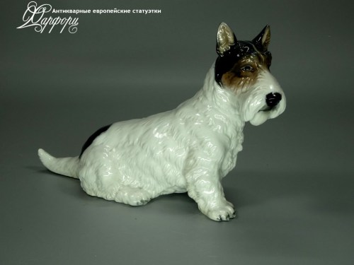 Купить фарфоровые статуэтки Rosenthal, Терьер, Германия