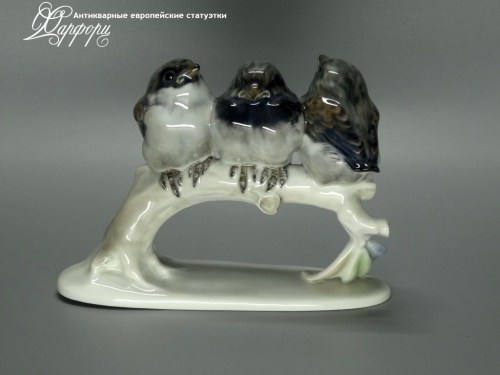 Купить фарфоровые статуэтки Rosenthal, Воробьи, Германия