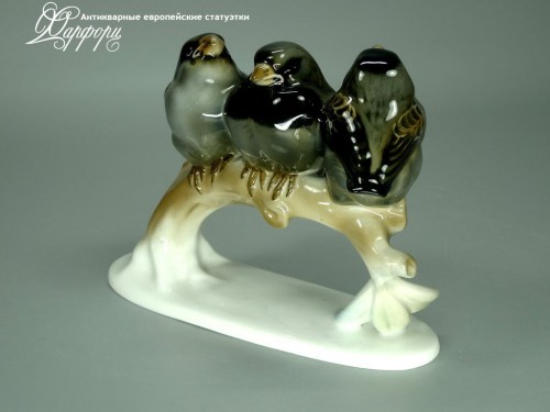 Купить фарфоровые статуэтки Rosenthal, Воробьи, Германия