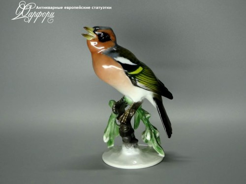 Купить фарфоровые статуэтки Rosenthal, Зяблик, Германия