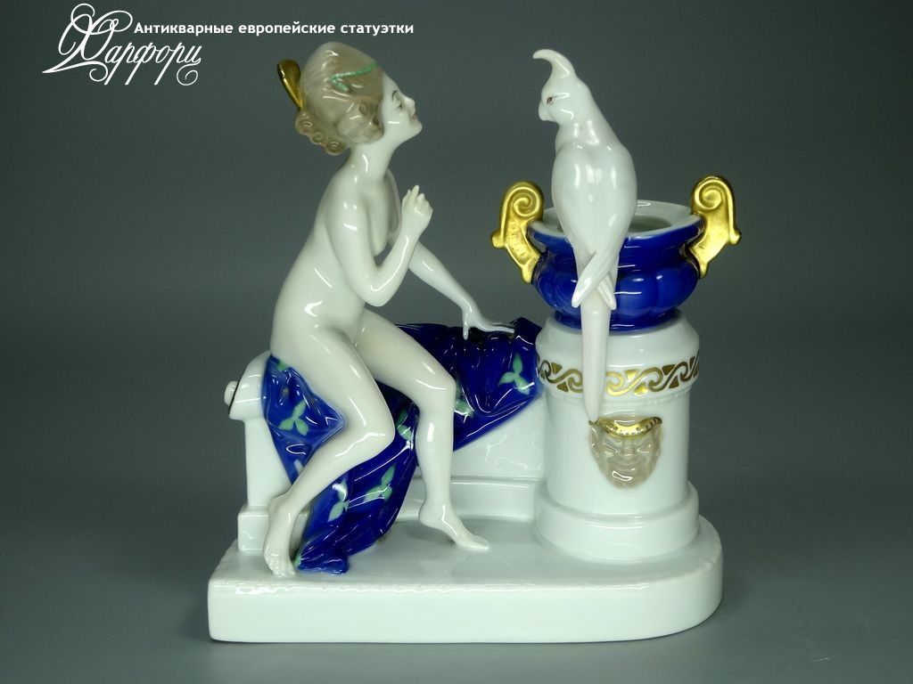 Антикварная фарфоровая статуэтка "Райский сад" Rosenthal